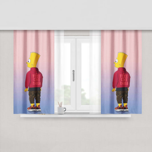 I Donut Care Peach Skin Window Curtains
