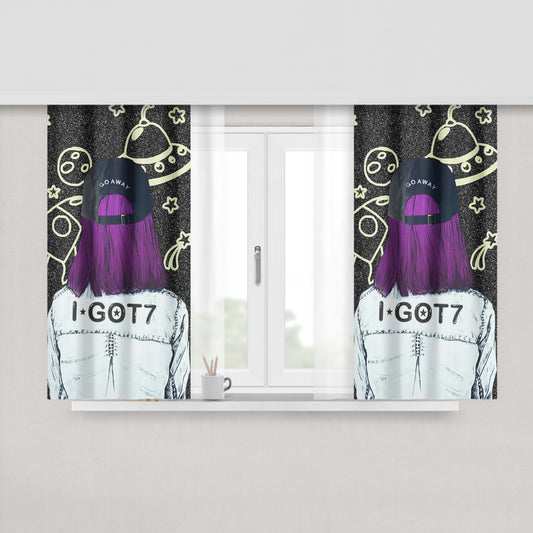 I Feel Love Givenchy Paris Wallet Peach Skin Window Curtains