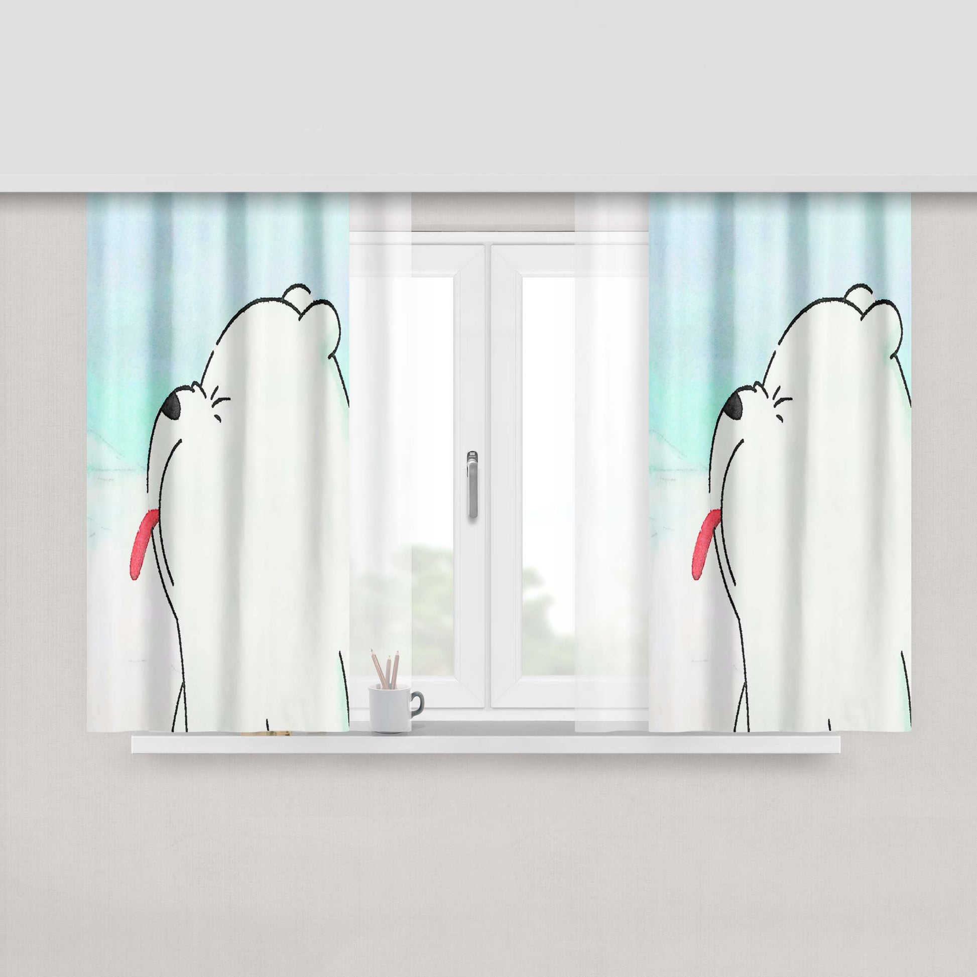 Ice Age Collision Course Peach Skin Window Curtains