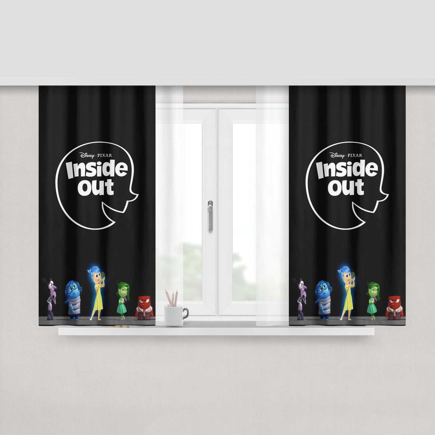Inside Out Peach Skin Window Curtains