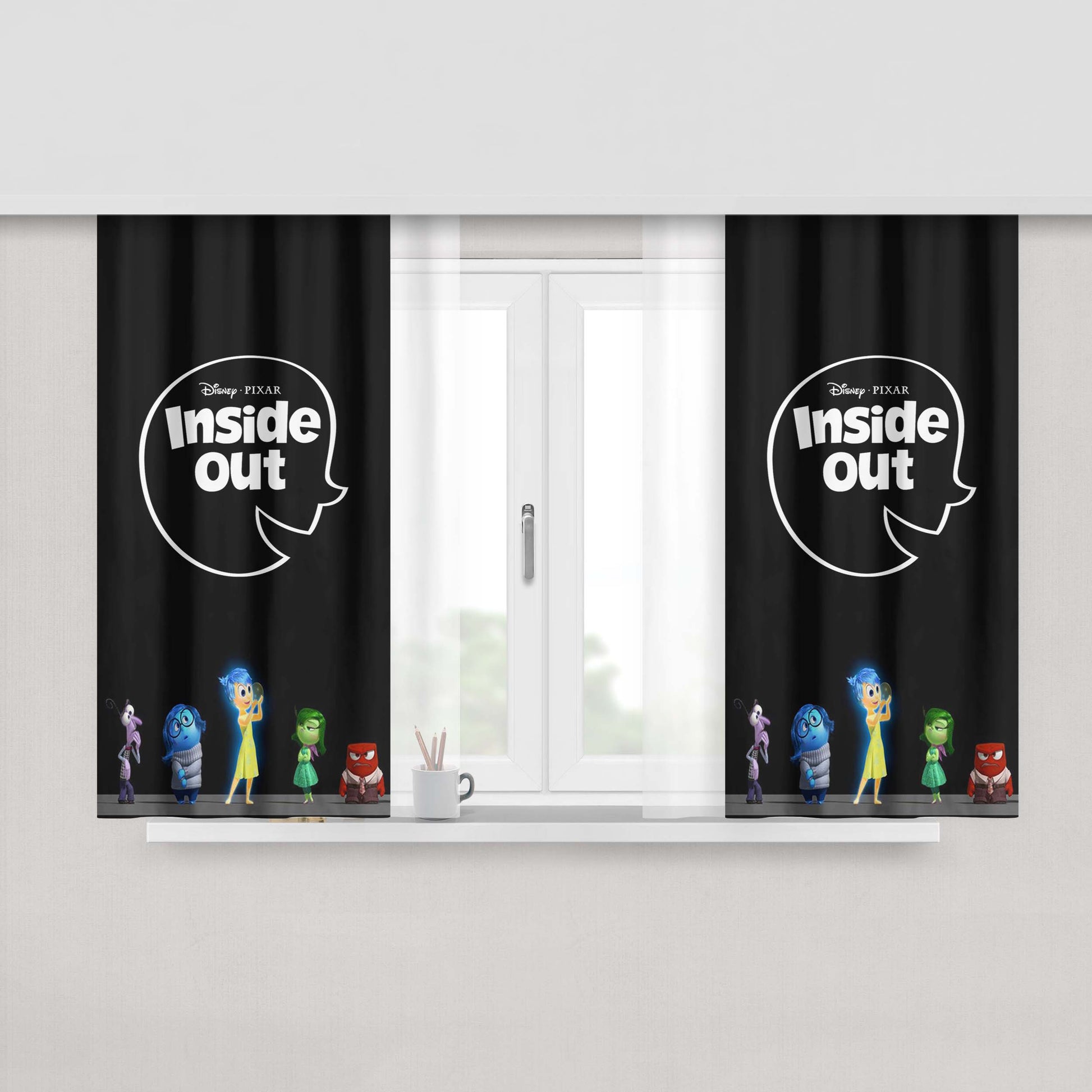 Inside Out Peach Skin Window Curtains