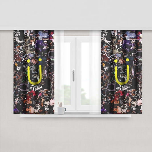 Jack U Photo Collection Peach Skin Window Curtains