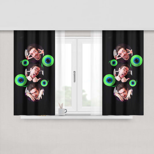 Jacksepticeye Peach Skin Window Curtains