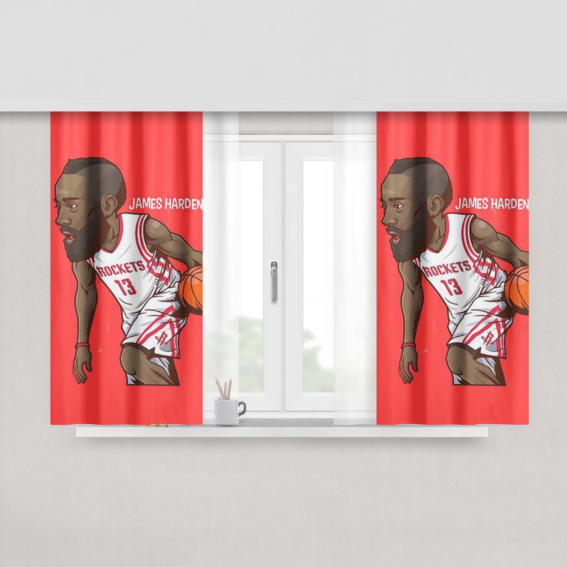 James Harden Peach Skin Window Curtains