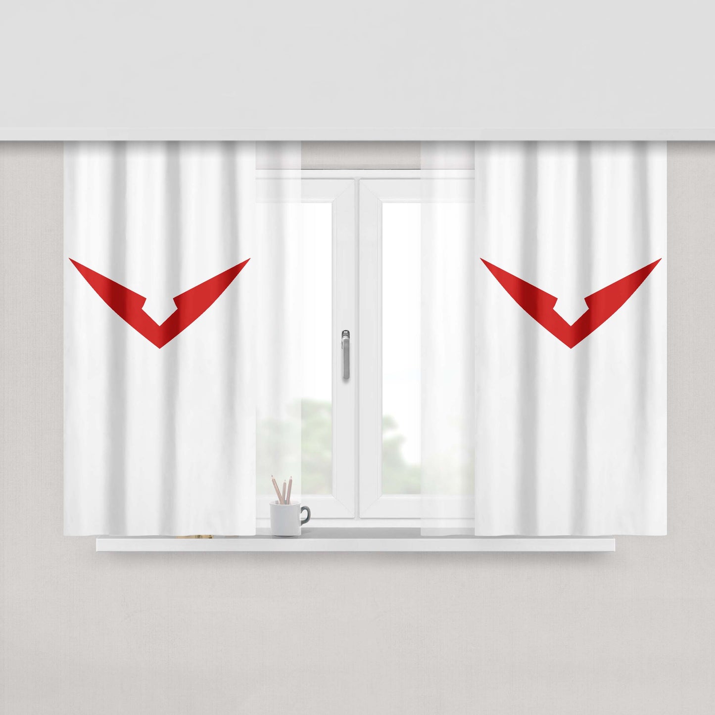 Keith The Red Paladin Voltron Peach Skin Window Curtains