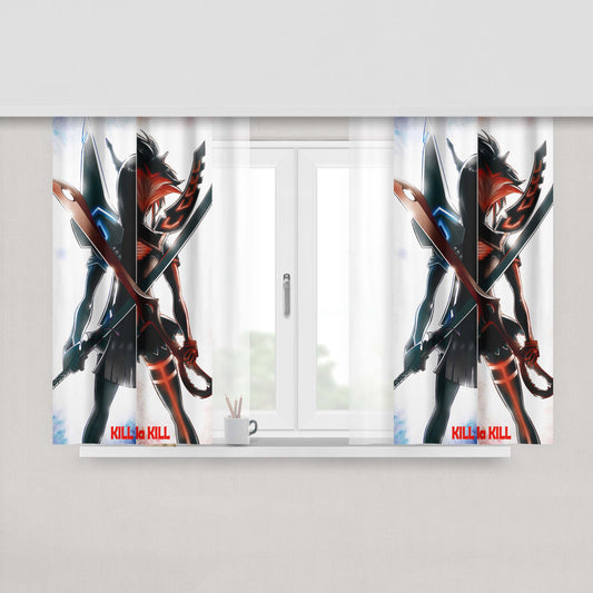 Kill La Kill Peach Skin Window Curtains