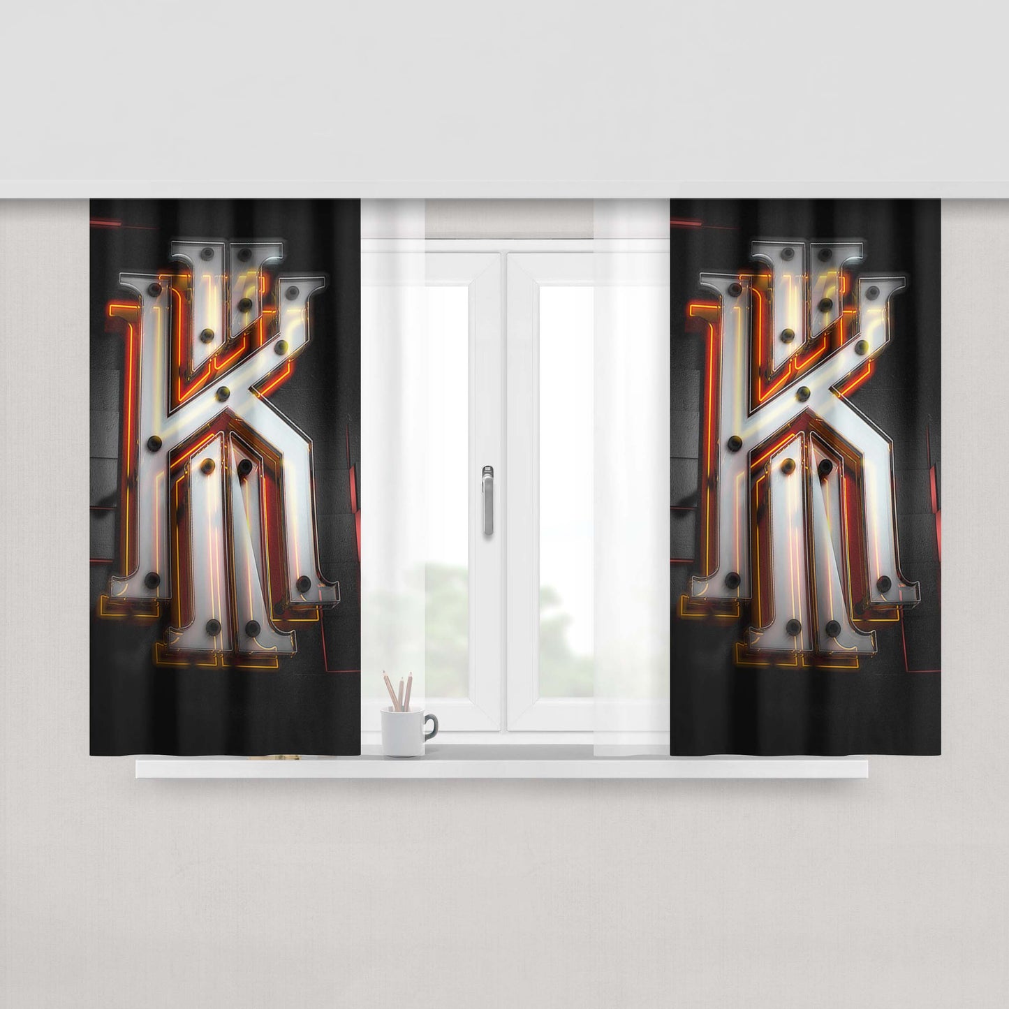 Kobe Bryant Kobe System Peach Skin Window Curtains