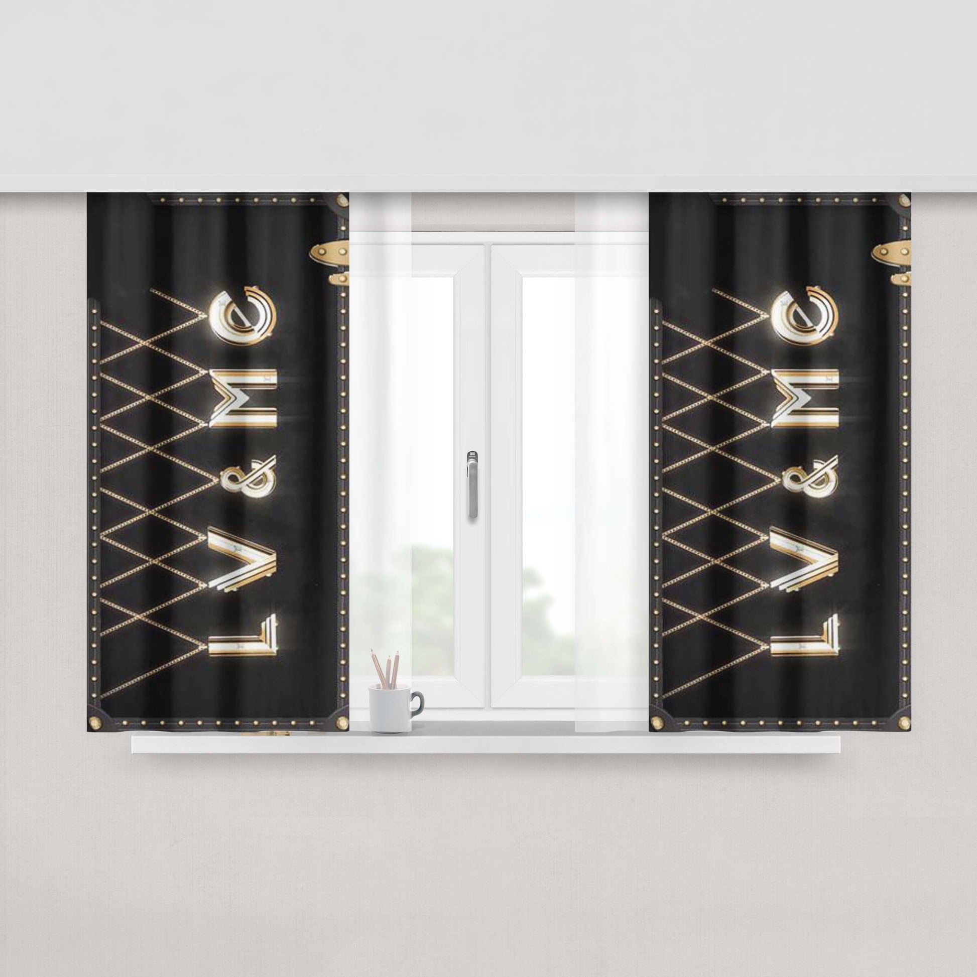 Louis Vuitton 41 Peach Skin Window Curtains