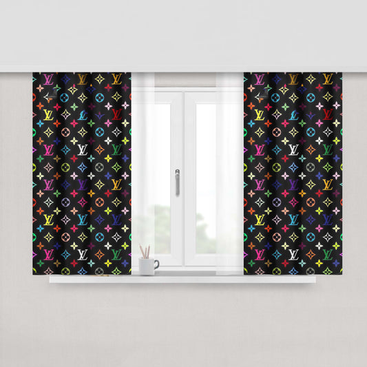 Louis Vuitton Great Brand Peach Skin Window Curtains