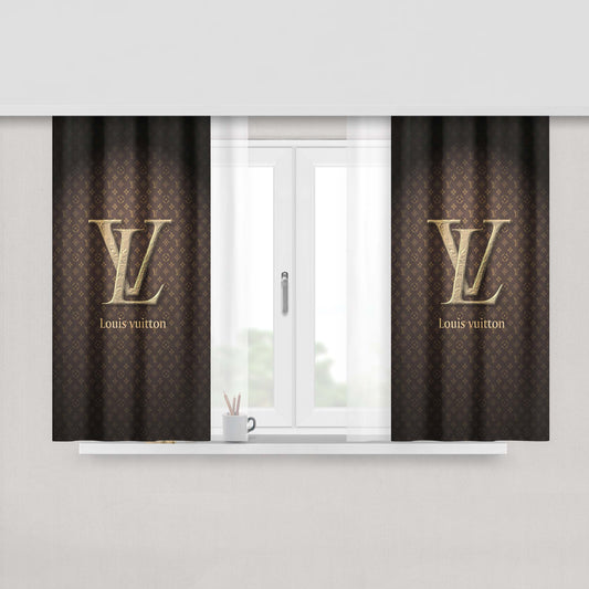 Louis Vuitton Nobel Peach Skin Window Curtains