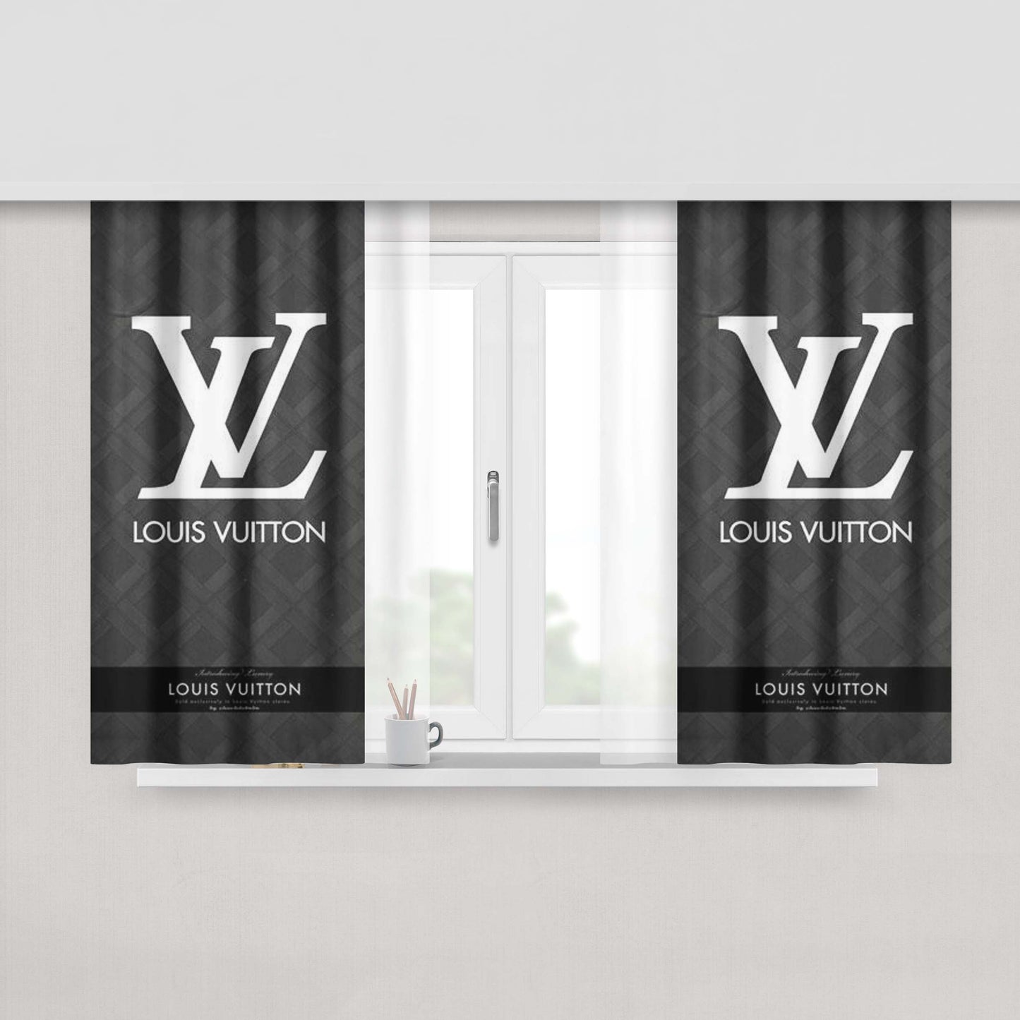Louis Vuitton W4791 Peach Skin Window Curtains