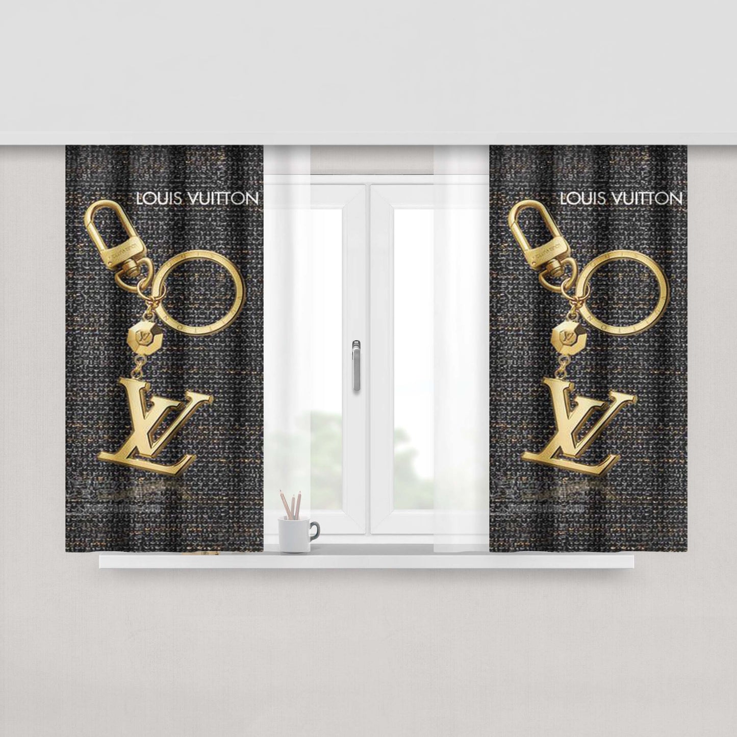 Louis Vuitton W4793 Peach Skin Window Curtains