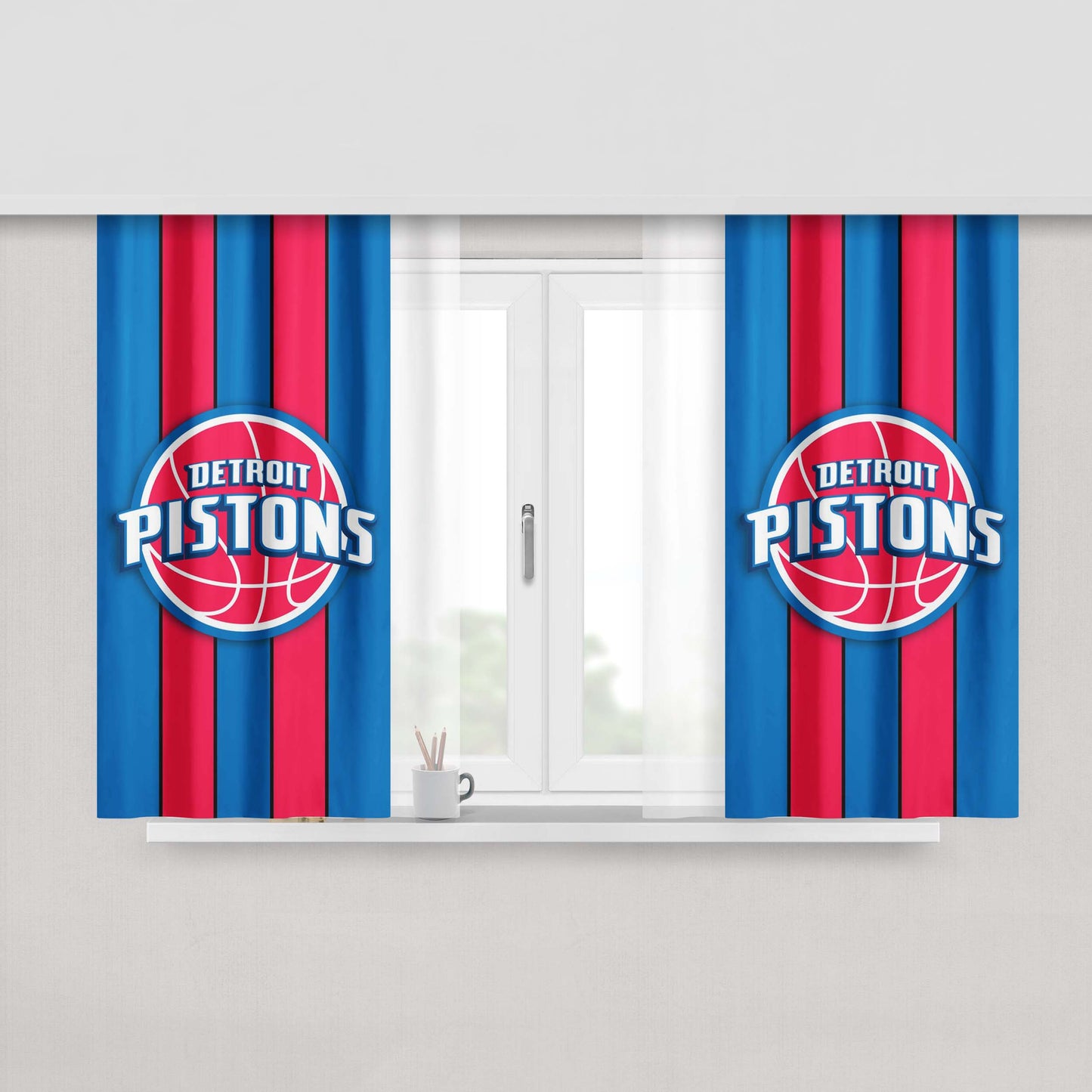 New Detroit Pistons Wallpapers Peach Skin Window Curtains