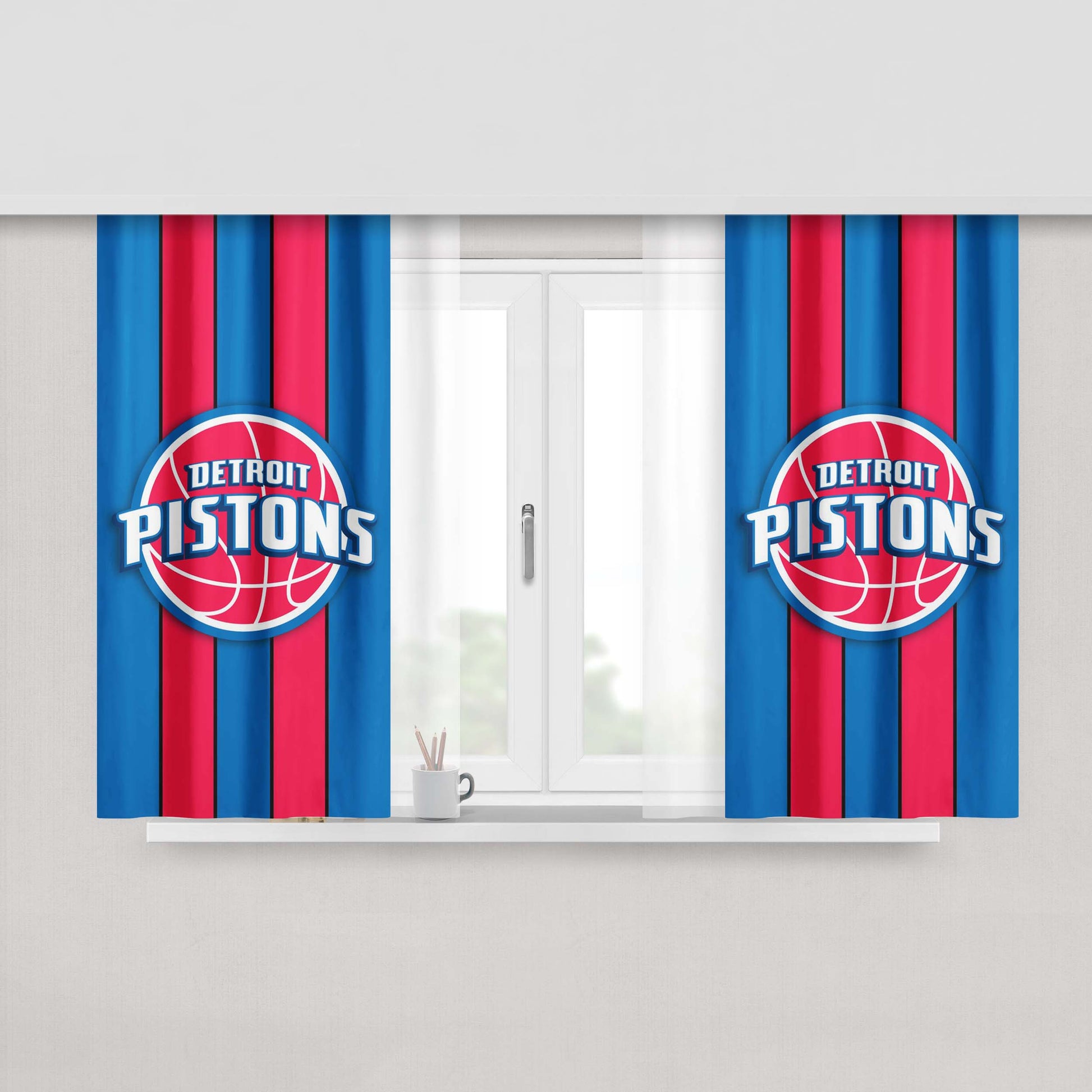 New Detroit Pistons Wallpapers Peach Skin Window Curtains