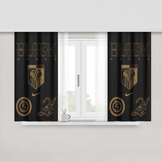 Nike Kobe Bryant Portada Peach Skin Window Curtains