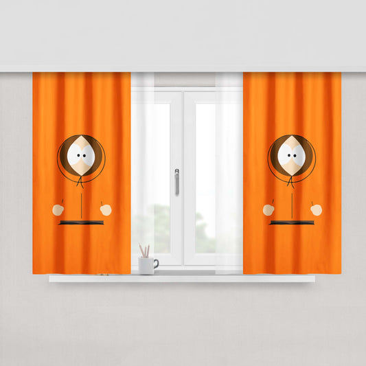 South Park Kenny Peach Skin Window Curtains