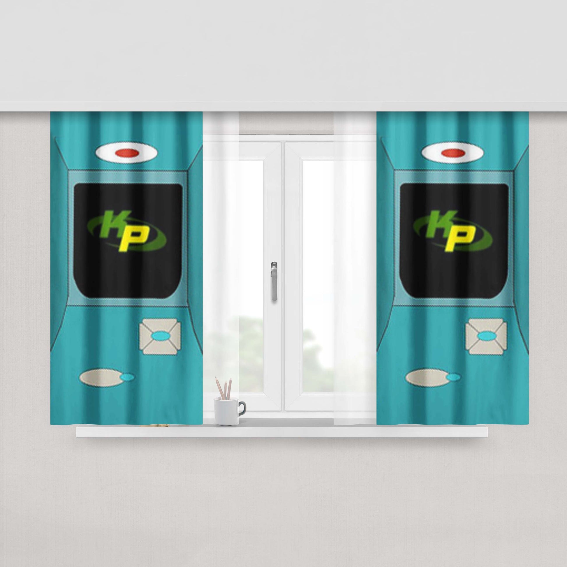 The Kimmunicator Kim Possible Peach Skin Window Curtains