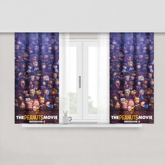 The Peanuts Disney Peach Skin Window Curtains