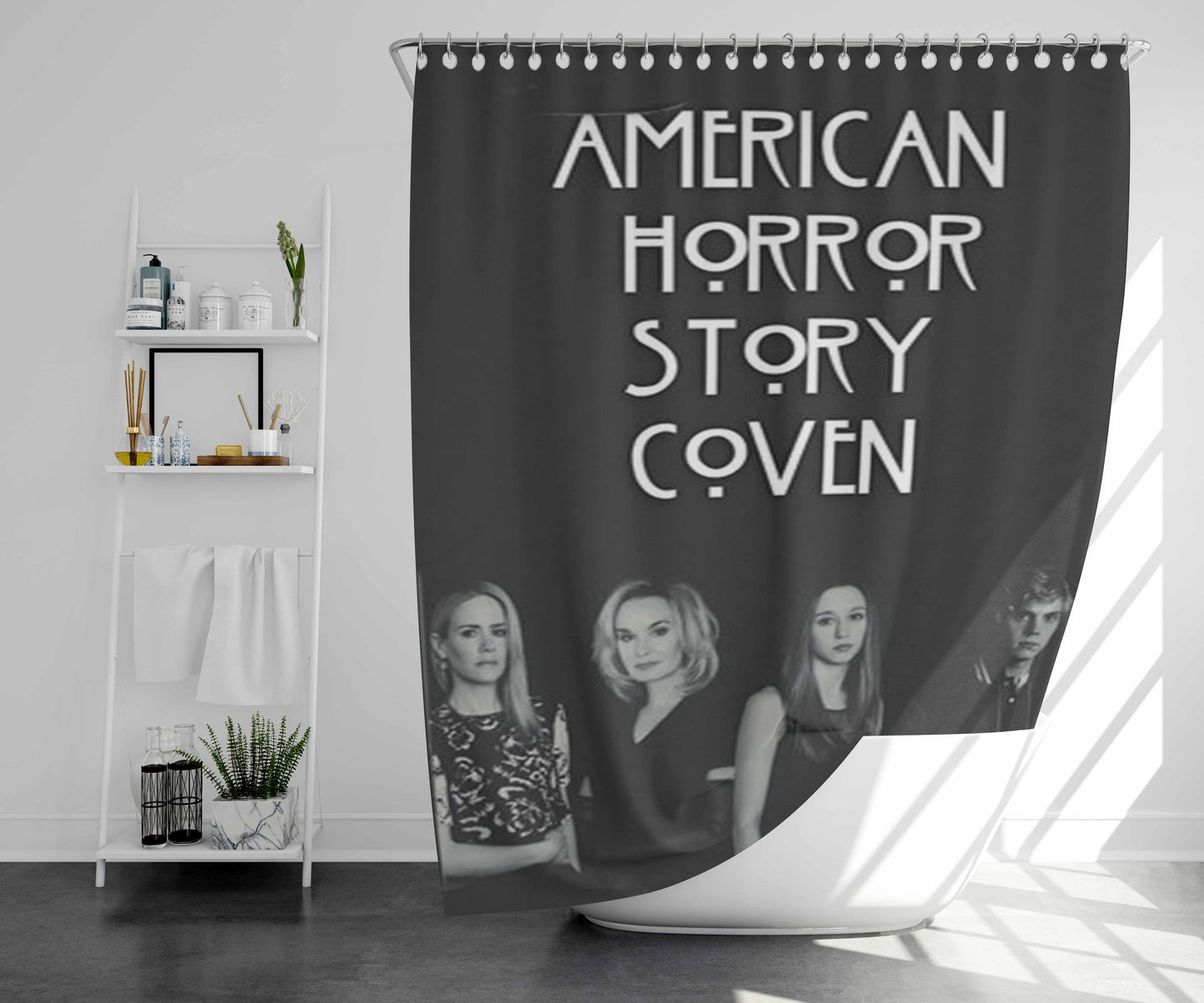 Sarah Paulson Bathroom Shower Curtain Fabric Waterproof | 66 X 72 Inch