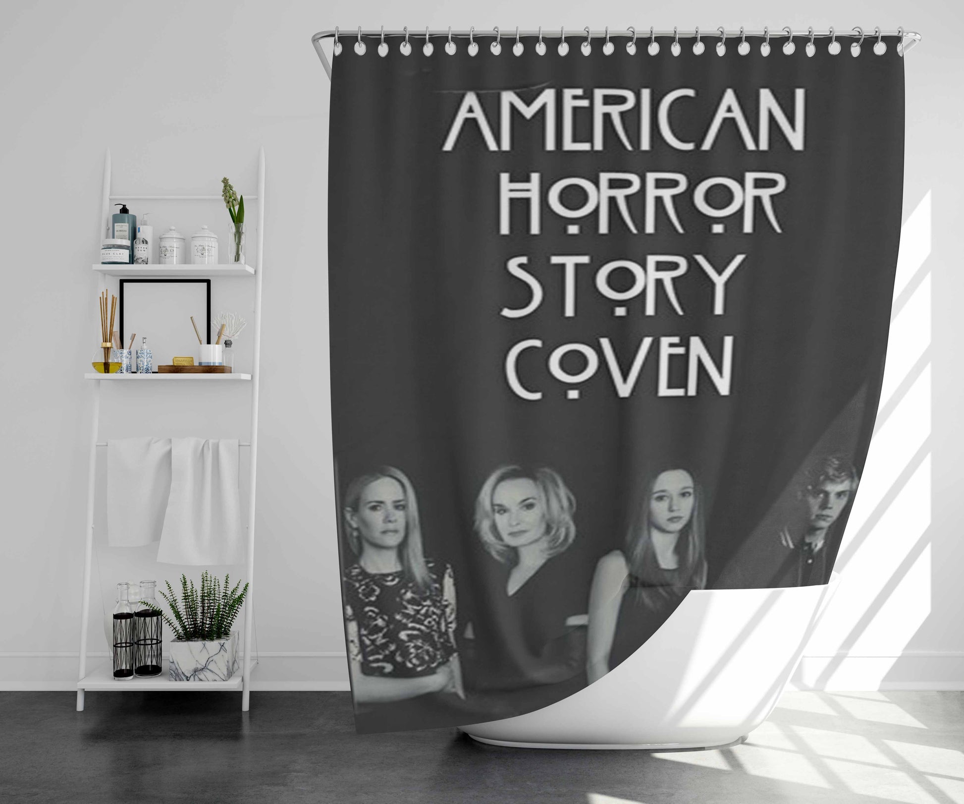 Sarah Paulson Bathroom Shower Curtain Fabric Waterproof | 66 X 72 Inch