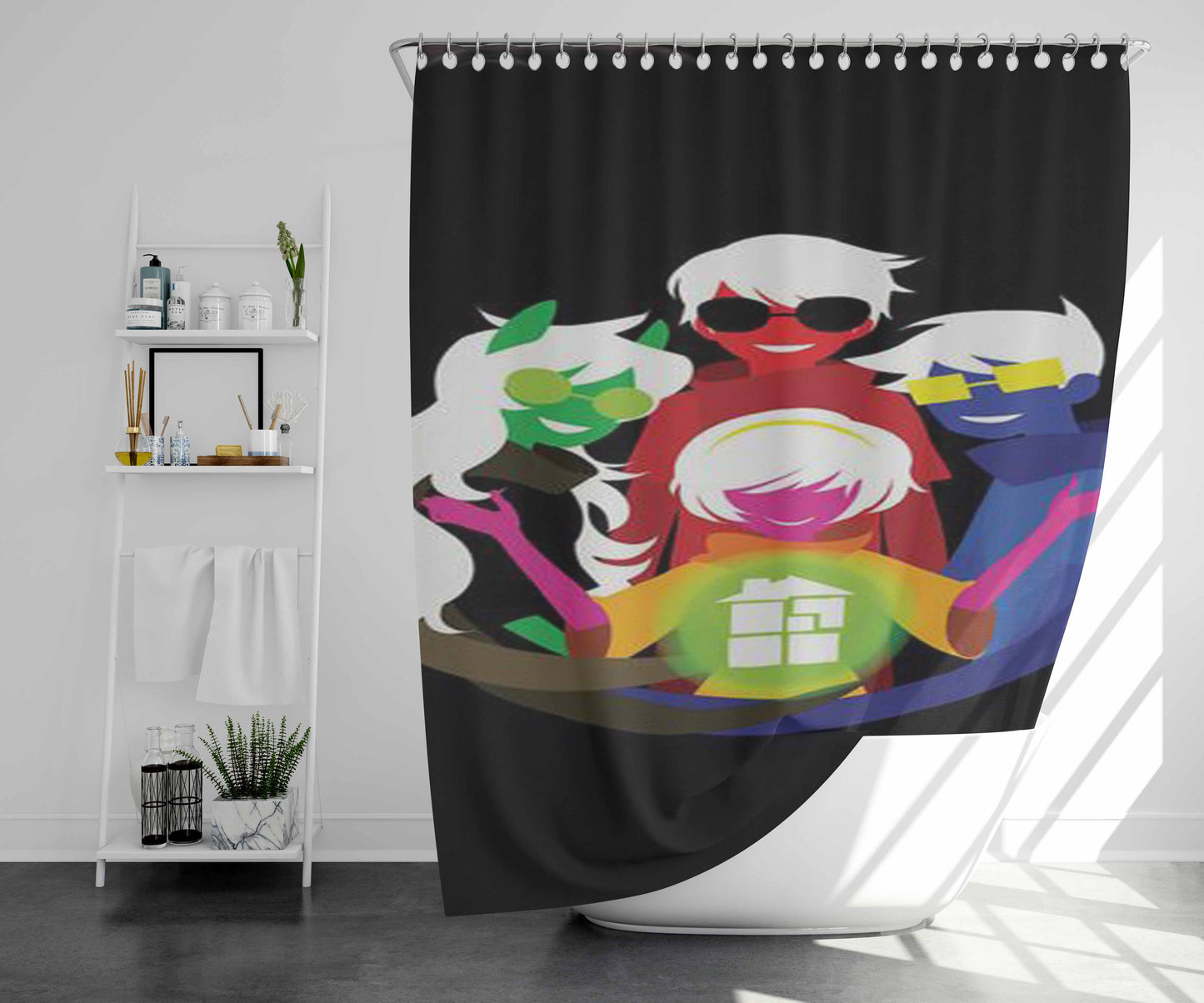 Saviors Of The World Bathroom Shower Curtain Fabric Waterproof | 66 X 72 Inch