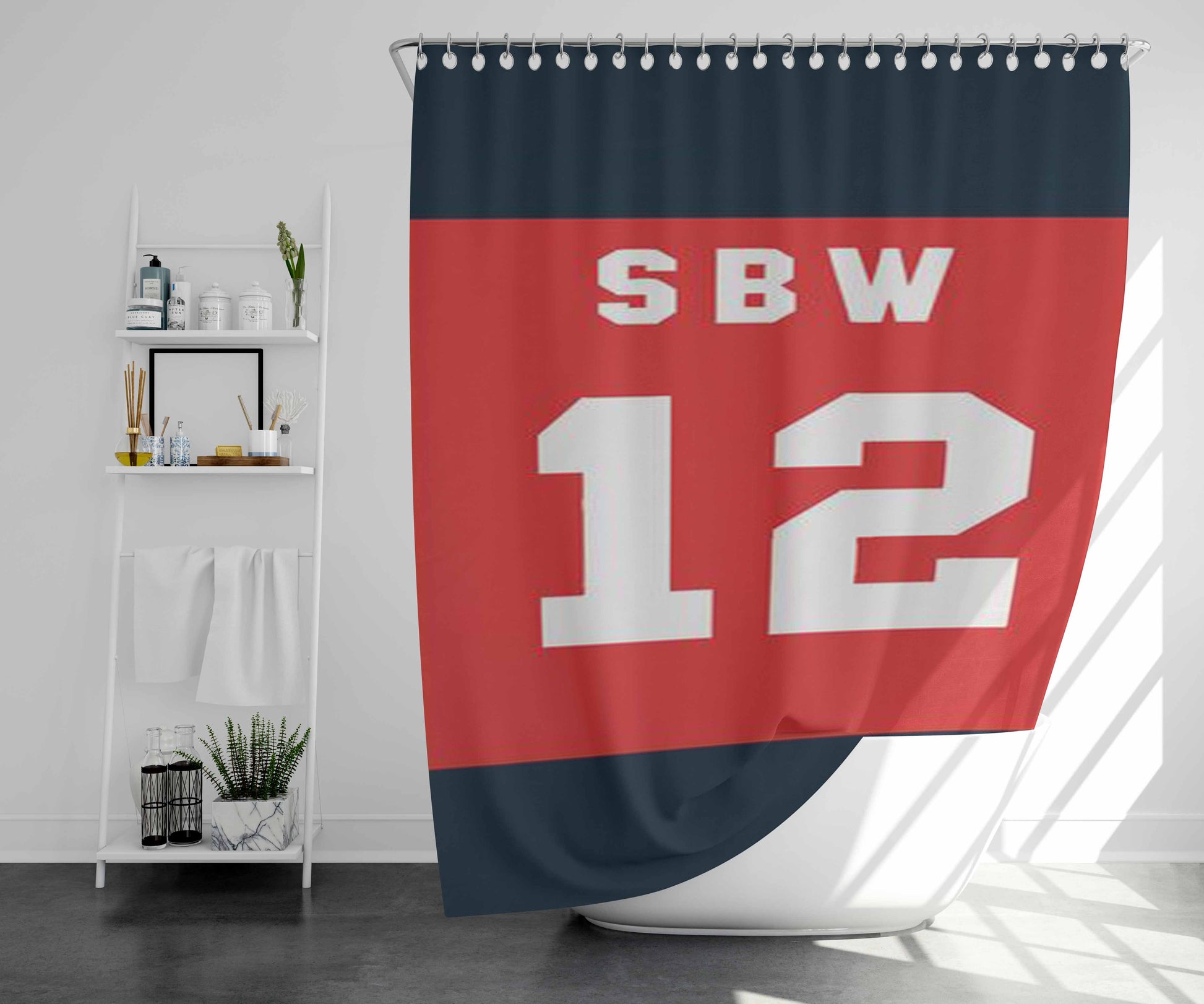 Sbw Sonny Bill Williams Bathroom Shower Curtain Fabric Waterproof | 66 X 72 Inch