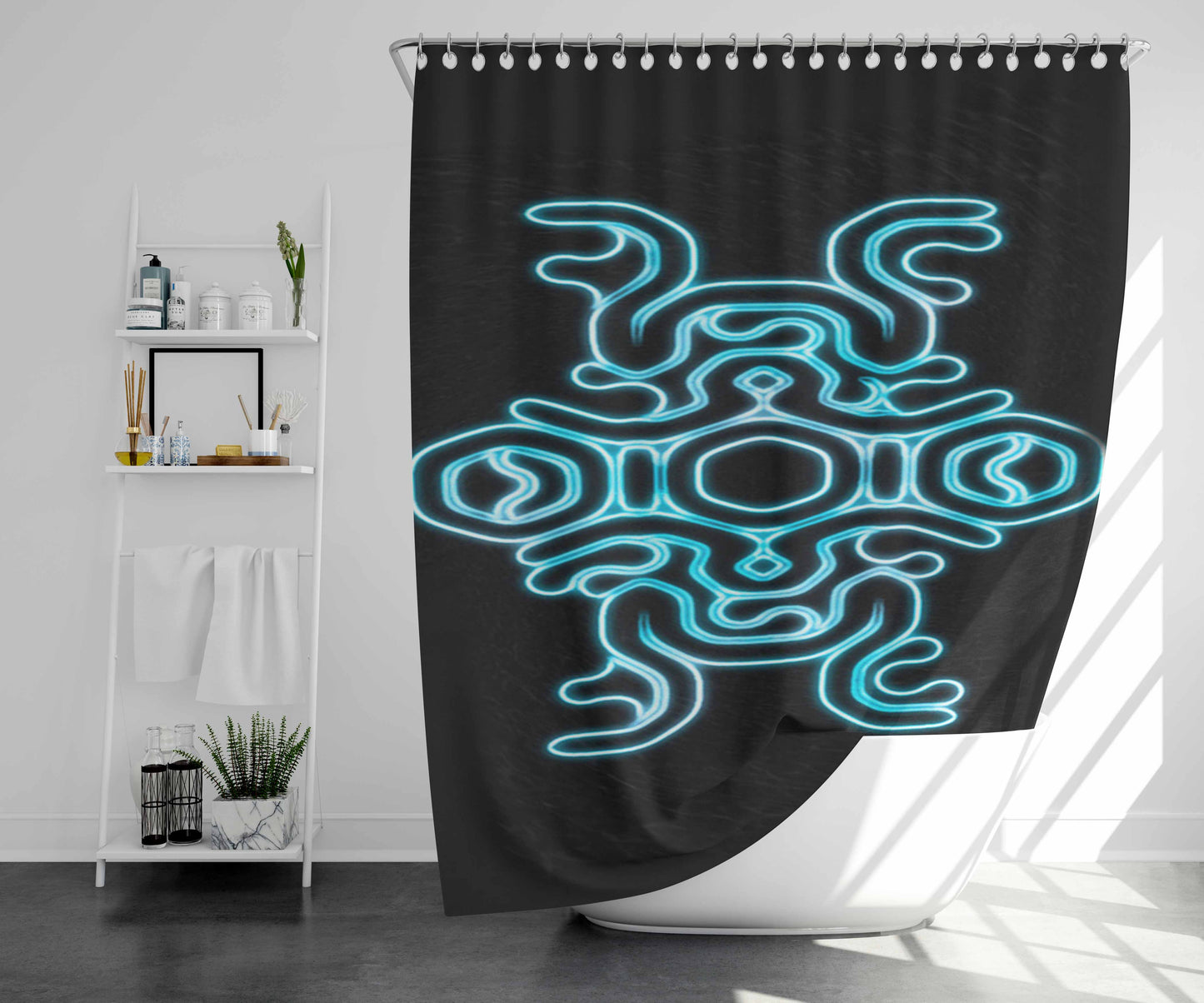 Shadow Of The Colossus Sigil Bathroom Shower Curtain Fabric Waterproof | 66 X 72 Inch