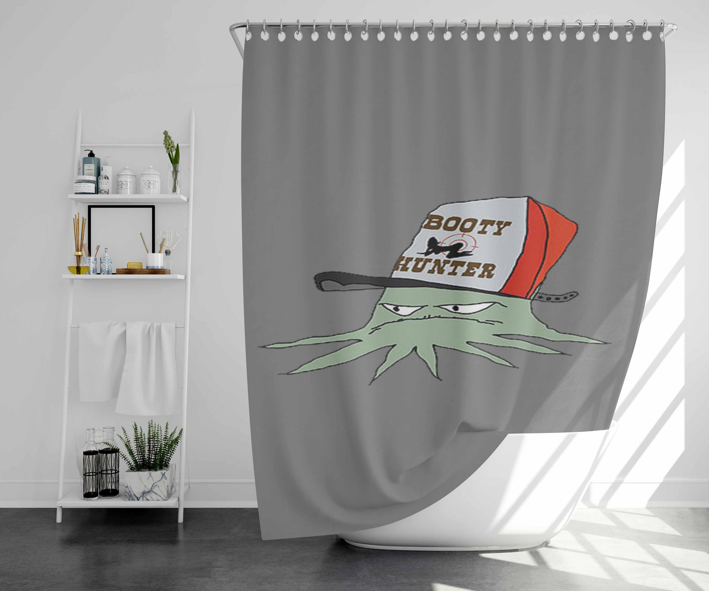 Squidbillies Bathroom Shower Curtain Fabric Waterproof | 66 X 72 Inch