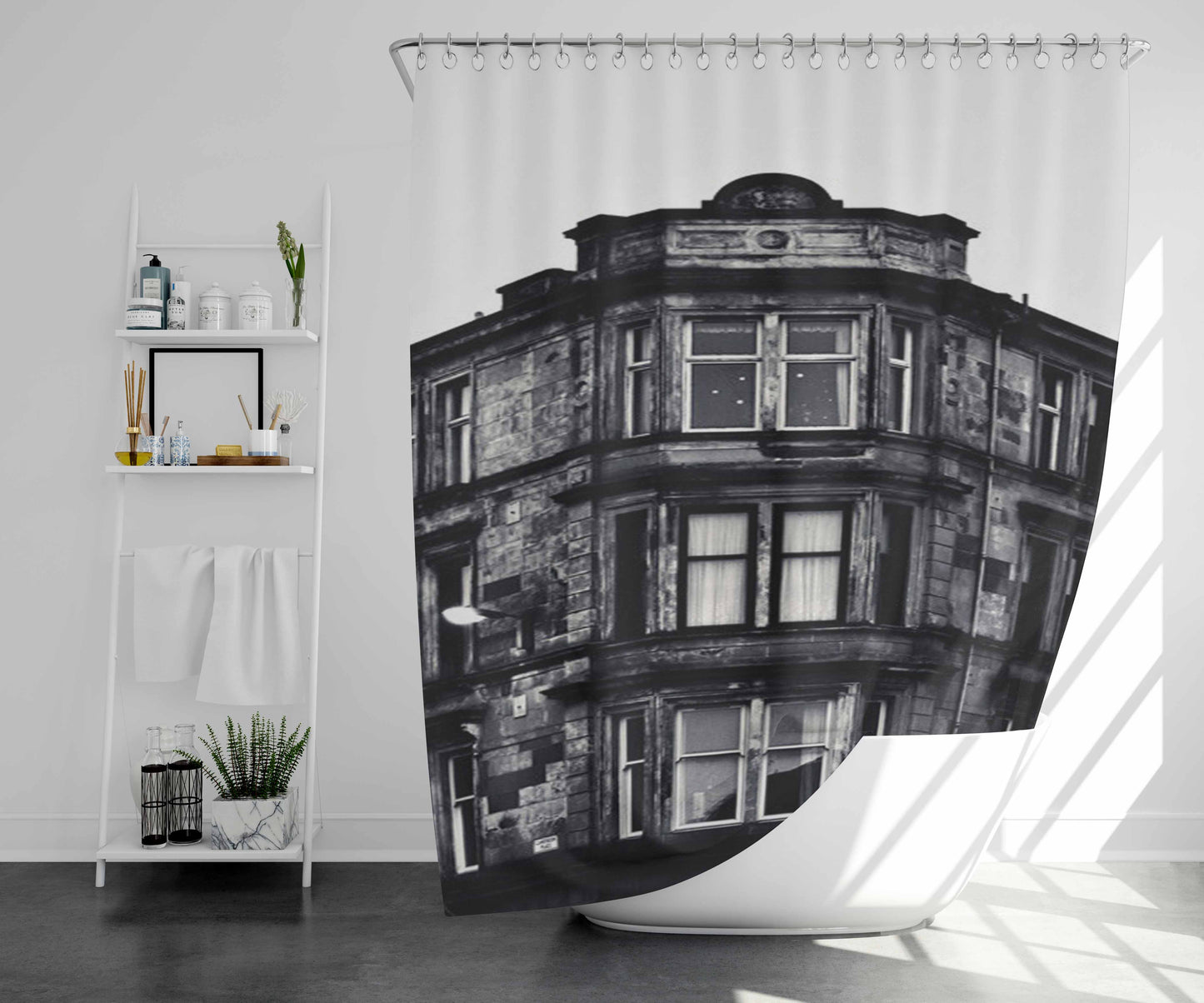 St George Bathroom Shower Curtain Fabric Waterproof | 66 X 72 Inch