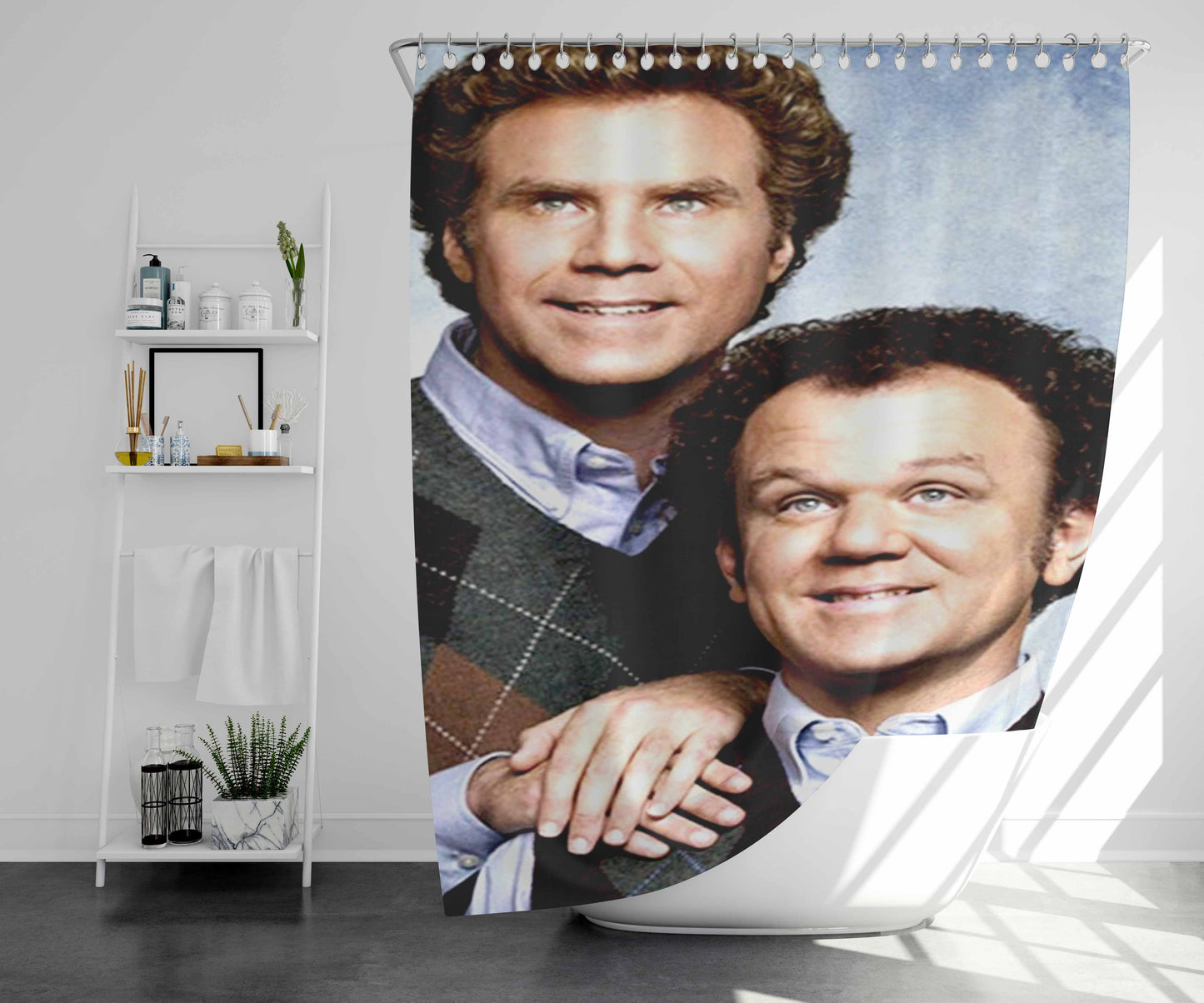 Step Brothers Costume Bathroom Shower Curtain Fabric Waterproof | 66 X 72 Inch