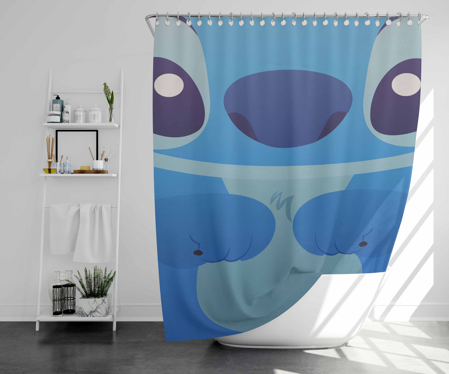 Stich Bathroom Shower Curtain Fabric Waterproof | 66 X 72 Inch
