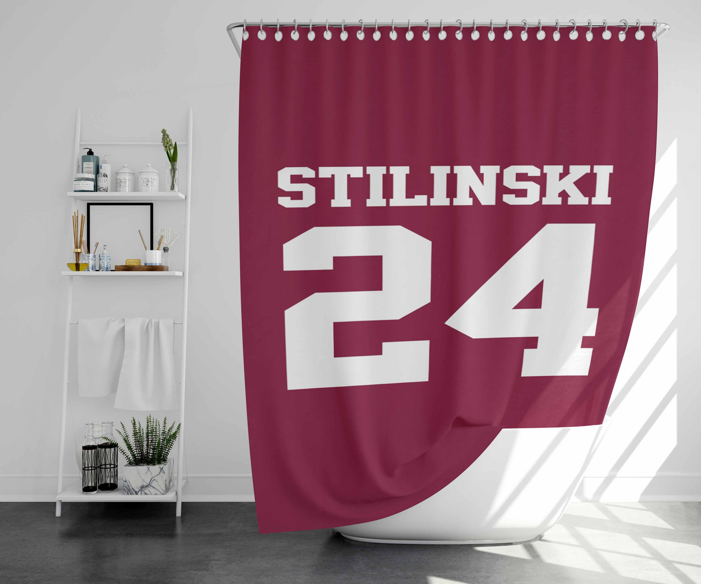 Stiles Stilinski Bathroom Shower Curtain Fabric Waterproof | 66 X 72 Inch