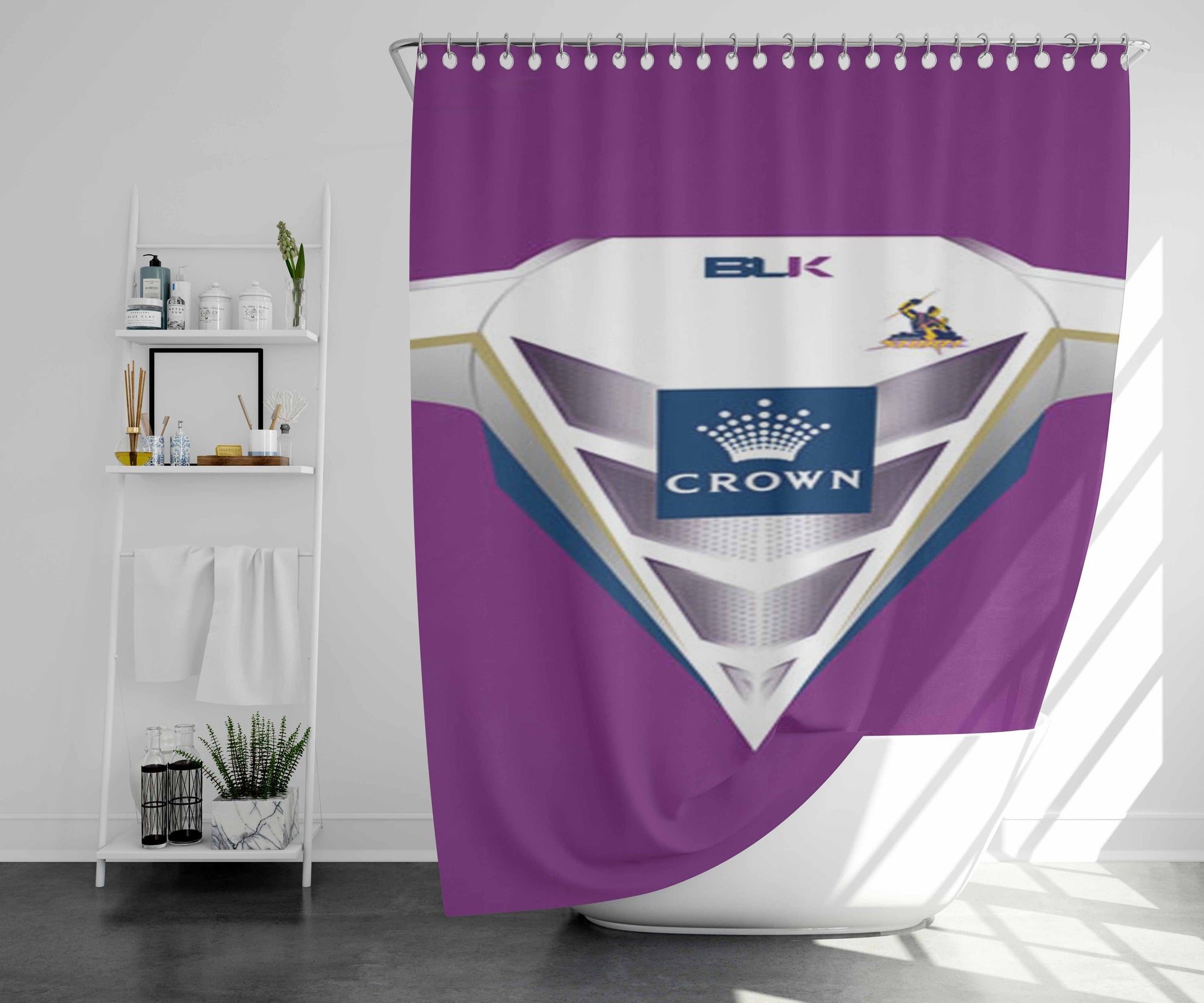 Storm Wcc Jersey Bathroom Shower Curtain Fabric Waterproof | 66 X 72 Inch