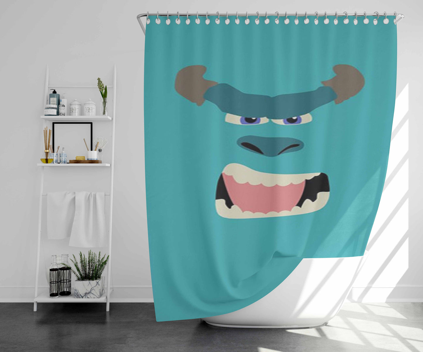 Sullivan Bathroom Shower Curtain Fabric Waterproof | 66 X 72 Inch