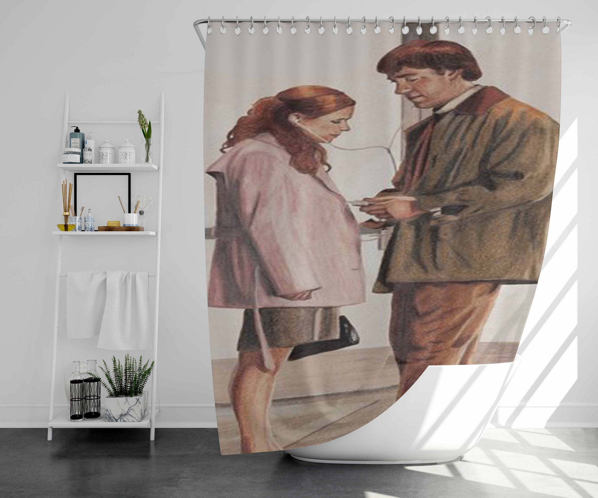 Swaying Isn'T Dancing Bathroom Shower Curtain Fabric Waterproof | 66 X 72 Inch
