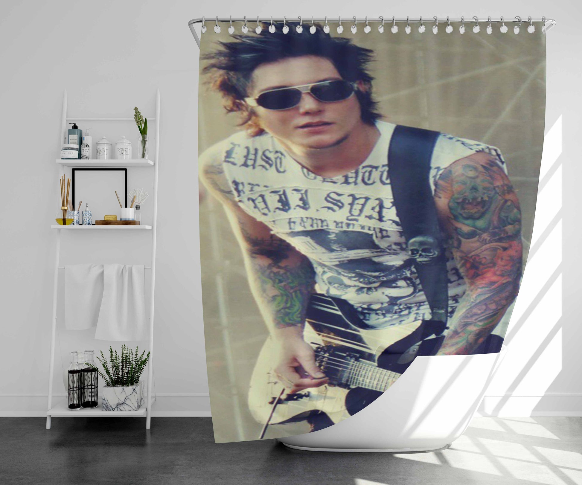 Synister Gates Live Concert Bathroom Shower Curtain Fabric Waterproof | 66 X 72 Inch