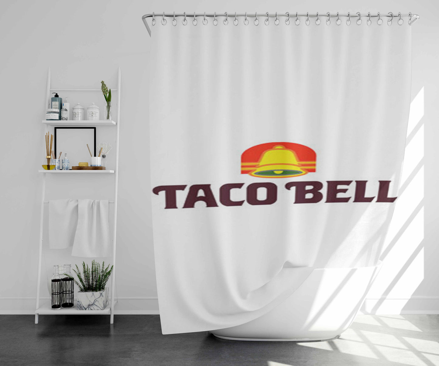 Taco Awko Bathroom Shower Curtain Fabric Waterproof | 66 X 72 Inch