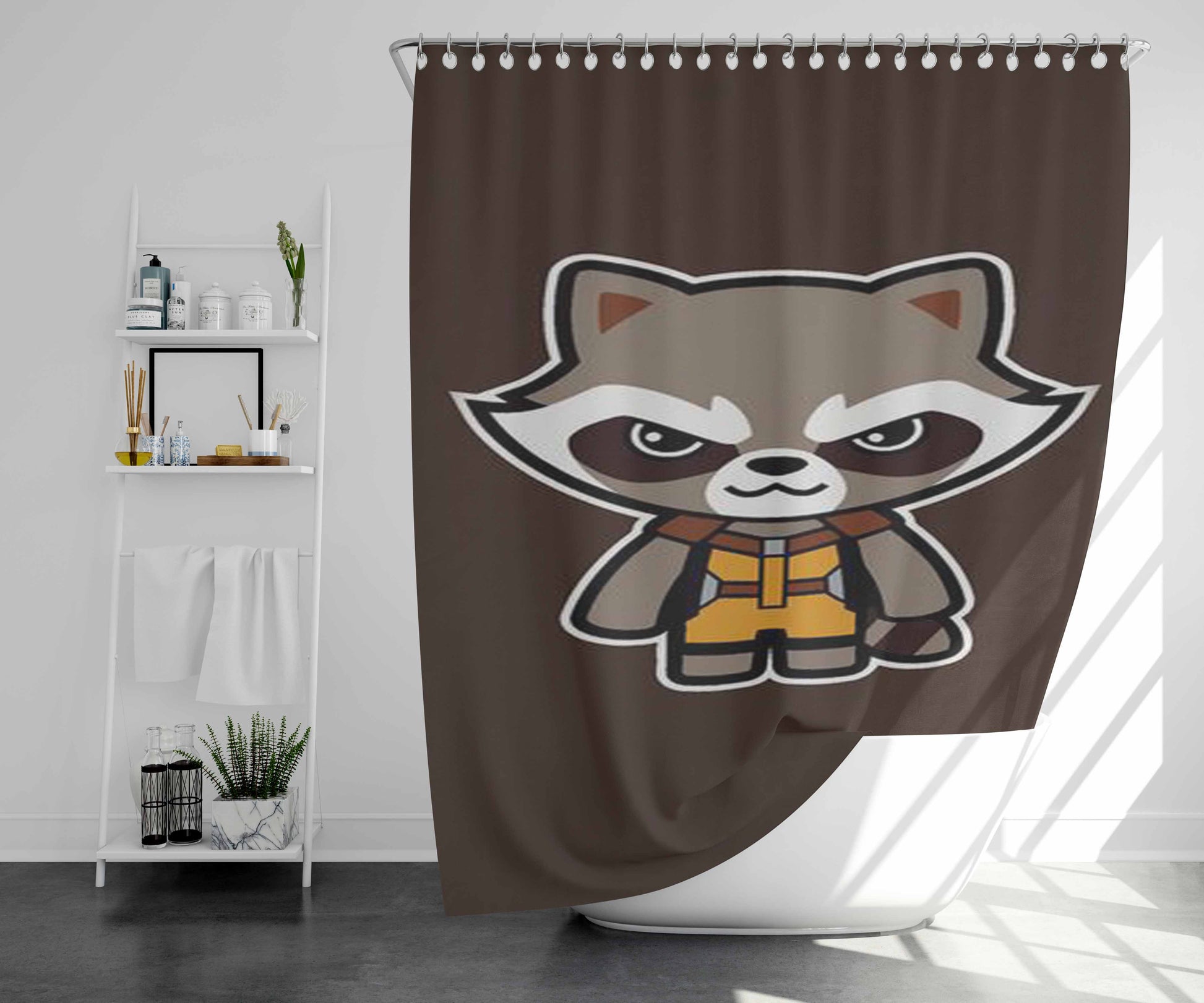 Talk Less Do More Slogan Bathroom Shower Curtain Fabric Waterproof | 66 X 72 Inch