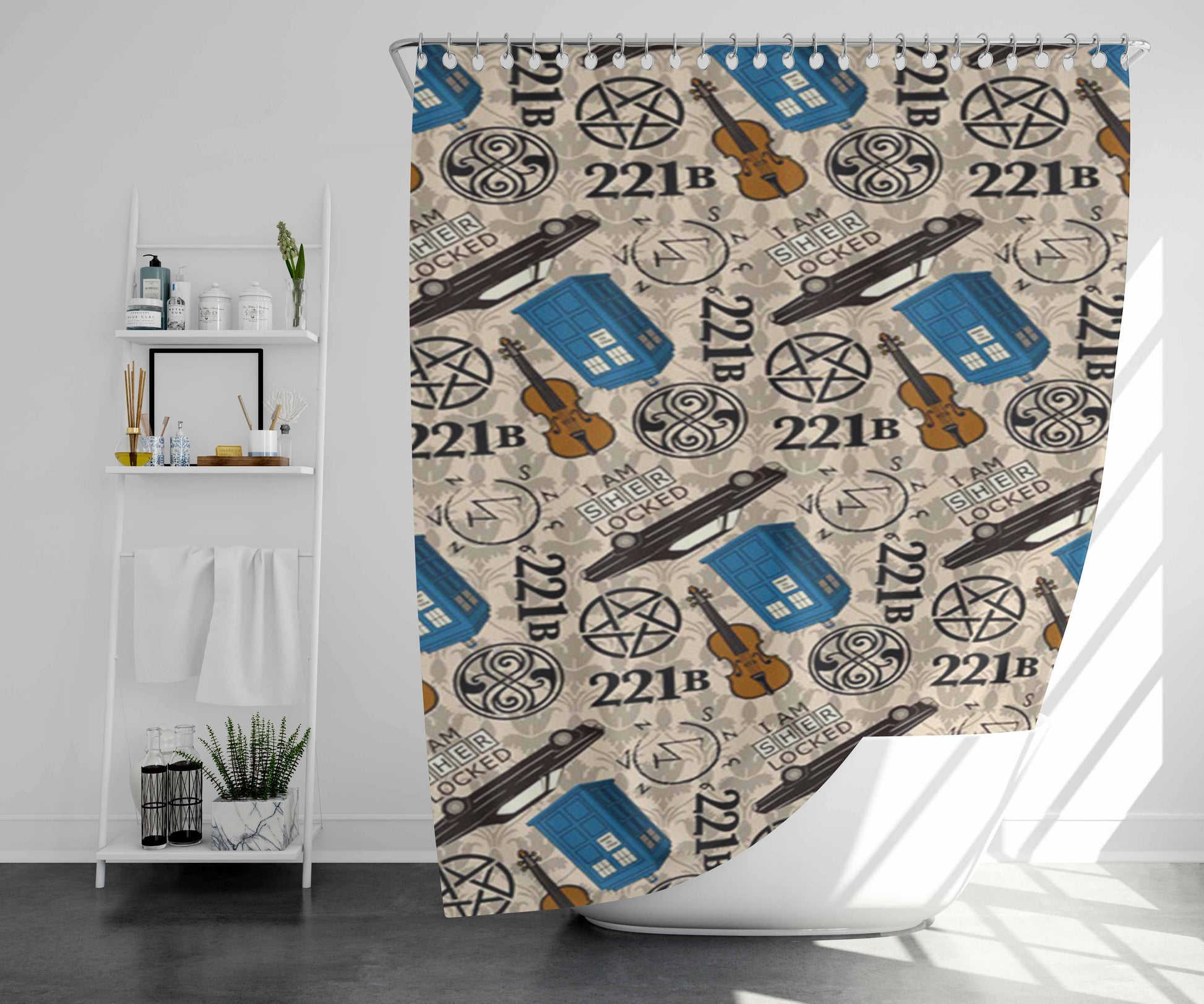 Taranto Fc Logo Bathroom Shower Curtain Fabric Waterproof | 66 X 72 Inch