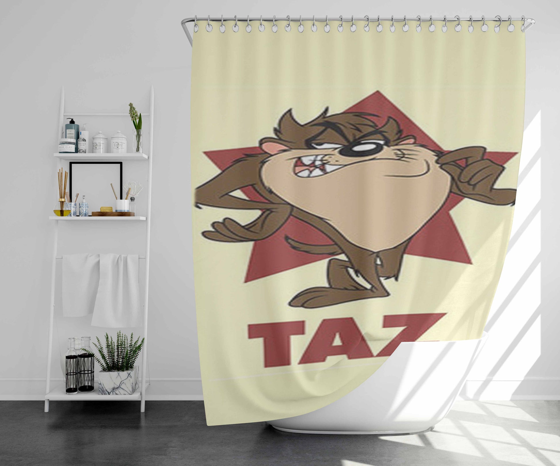 Tarzan On 3D Bathroom Shower Curtain Fabric Waterproof | 66 X 72 Inch