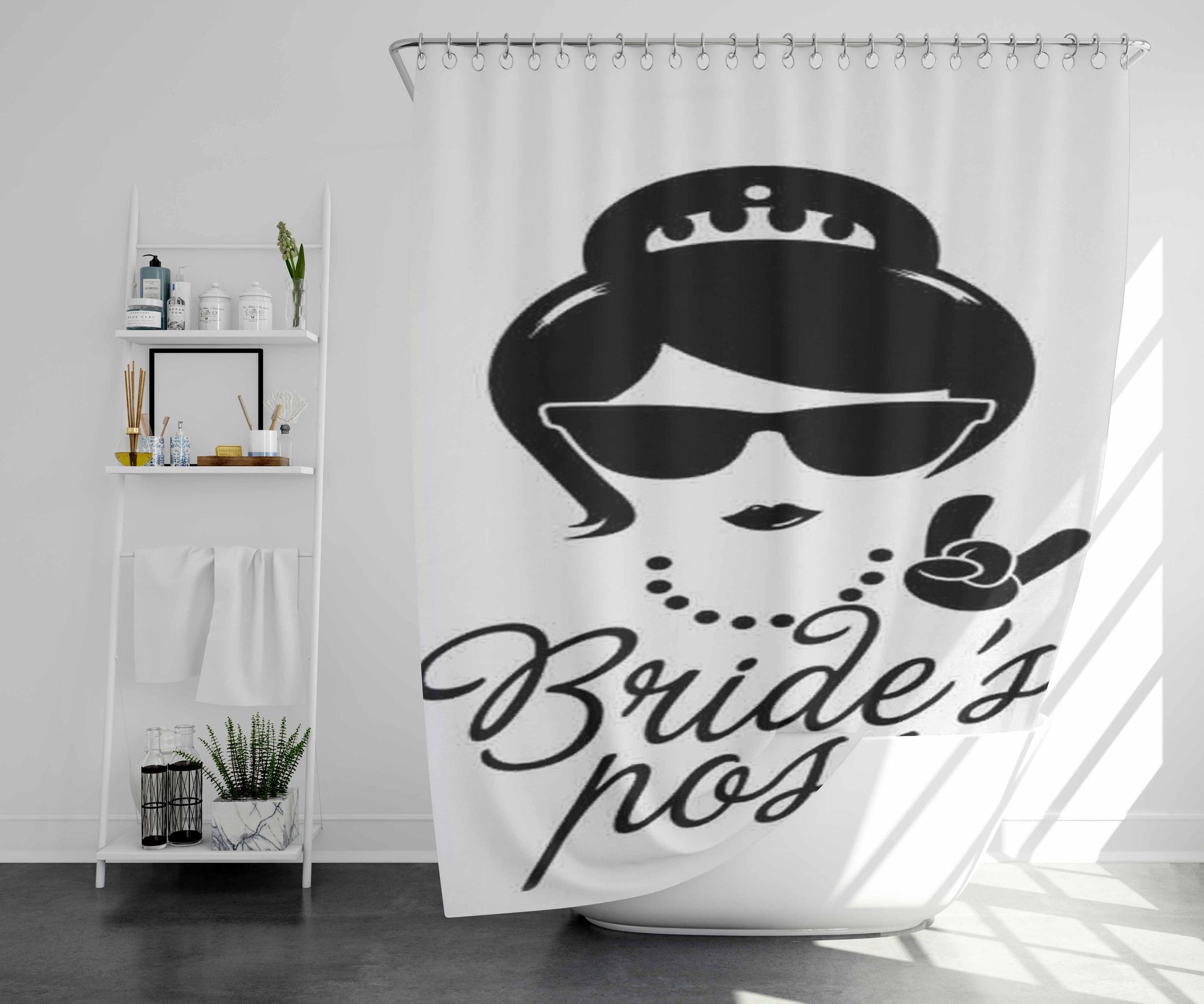 Team 10 Bathroom Shower Curtain Fabric Waterproof | 66 X 72 Inch