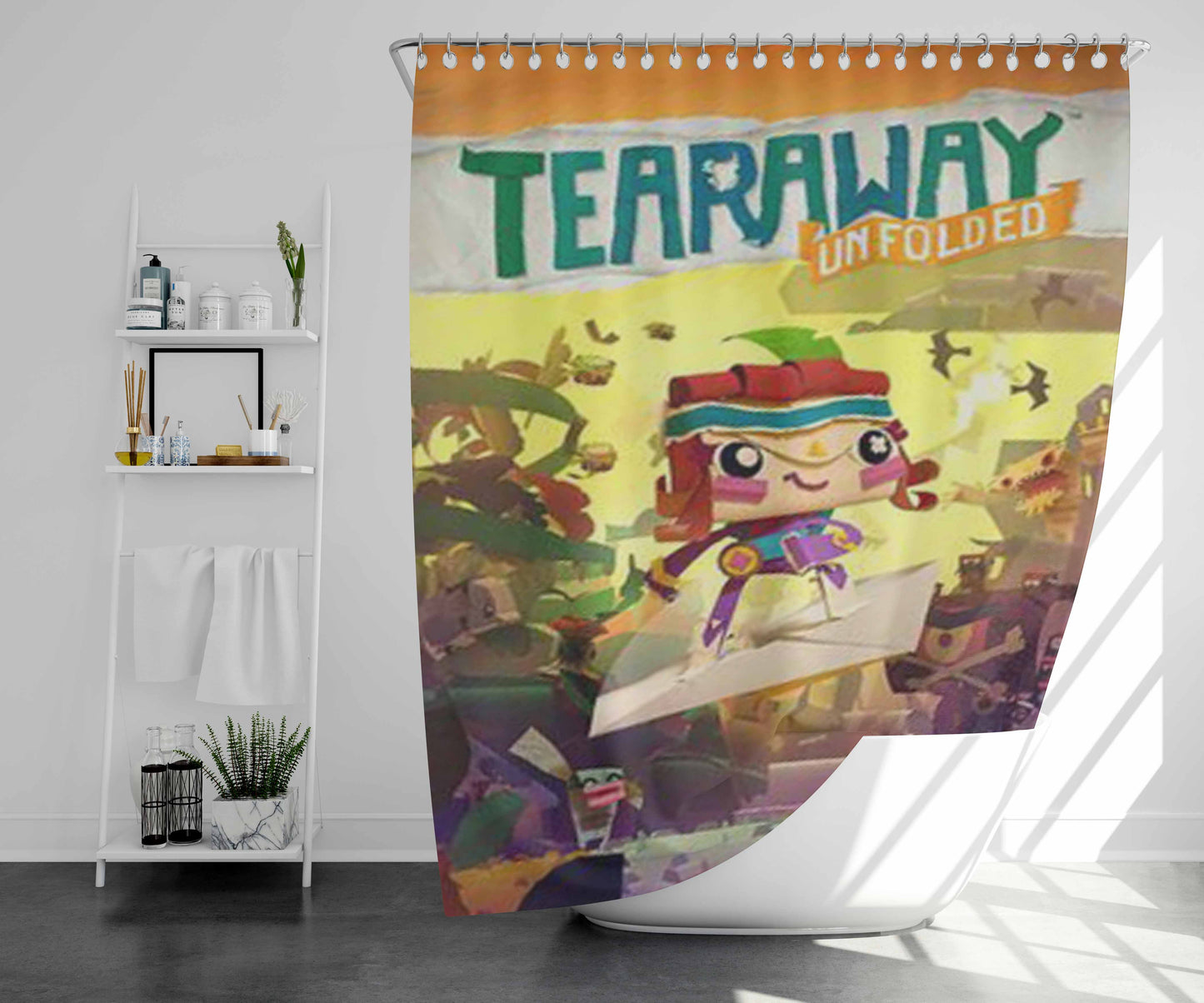 Teammate Down Bathroom Shower Curtain Fabric Waterproof | 66 X 72 Inch