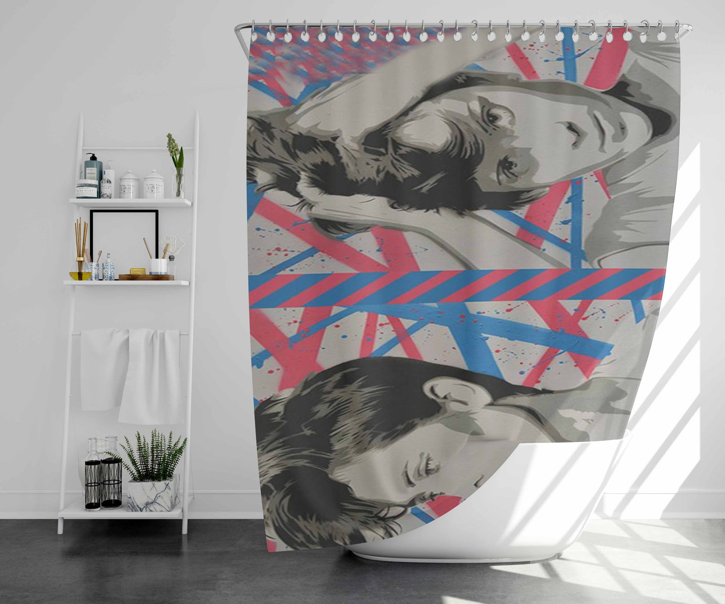 Teenage Runaway Bathroom Shower Curtain Fabric Waterproof | 66 X 72 Inch