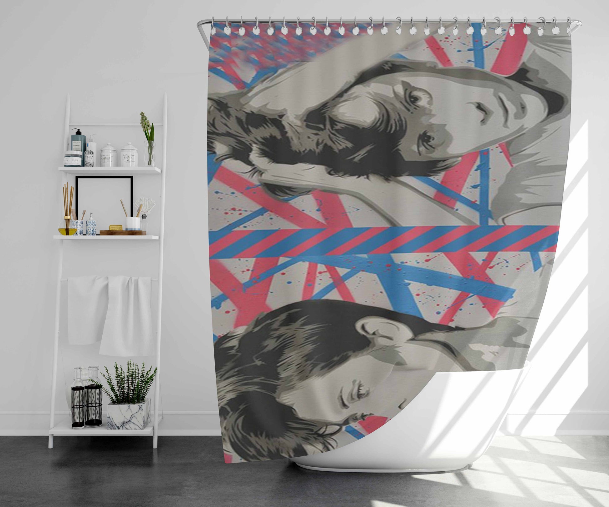 Teenage Runaway Bathroom Shower Curtain Fabric Waterproof | 66 X 72 Inch