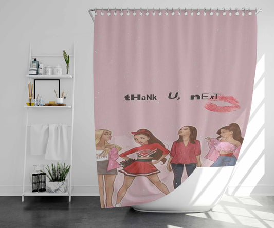 Thailand I Heart Bathroom Shower Curtain Fabric Waterproof | 66 X 72 Inch