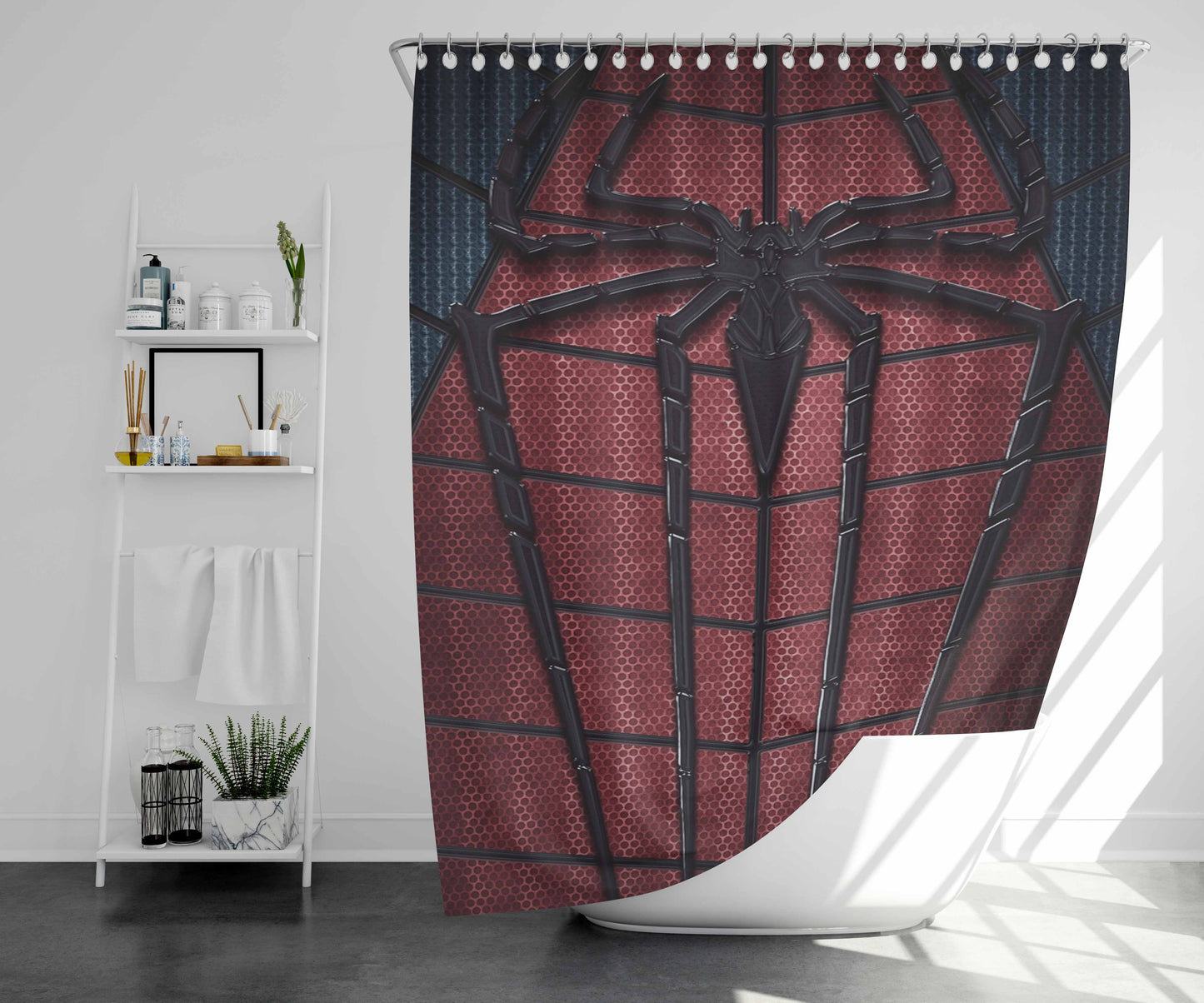 The Amazing Spide Man 2 Bathroom Shower Curtain Fabric Waterproof | 66 X 72 Inch