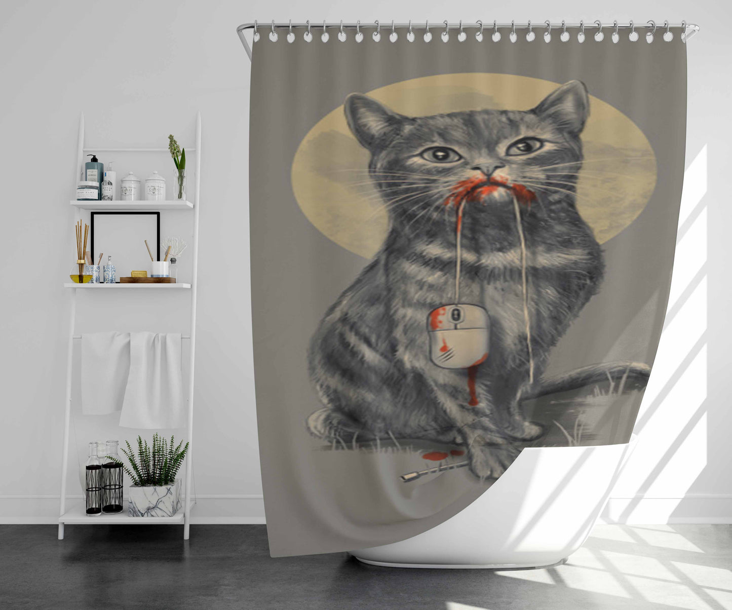 The Buton Bathroom Shower Curtain Fabric Waterproof | 66 X 72 Inch