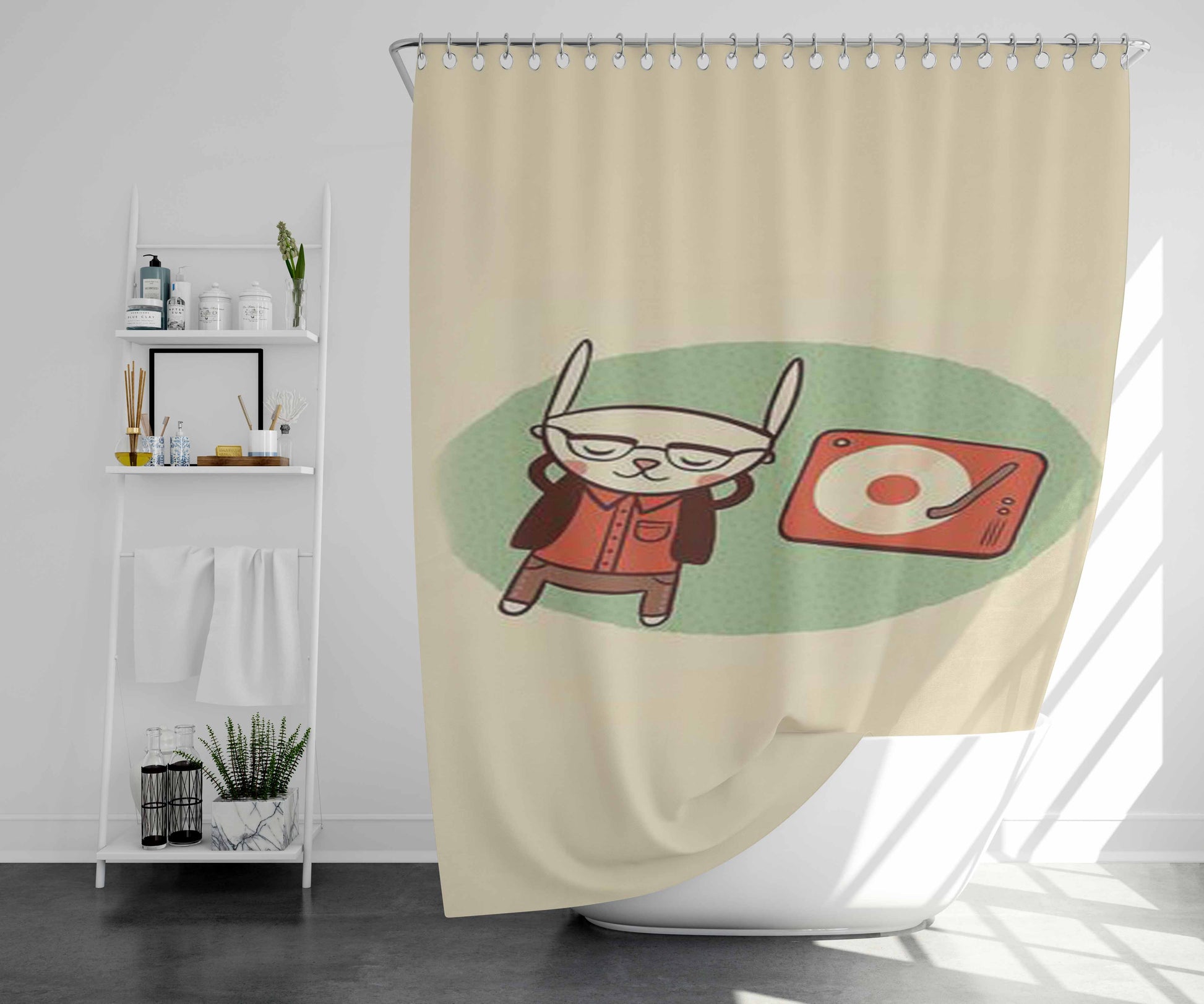 The Colors Of The Spanish Styl Bathroom Shower Curtain Fabric Waterproof | 66 X 72 Inch