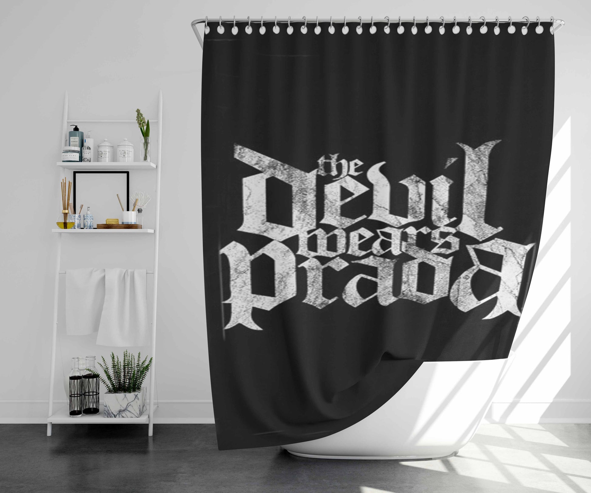 The Devil Wears Prada Art Bathroom Shower Curtain Fabric Waterproof | 66 X 72 Inch