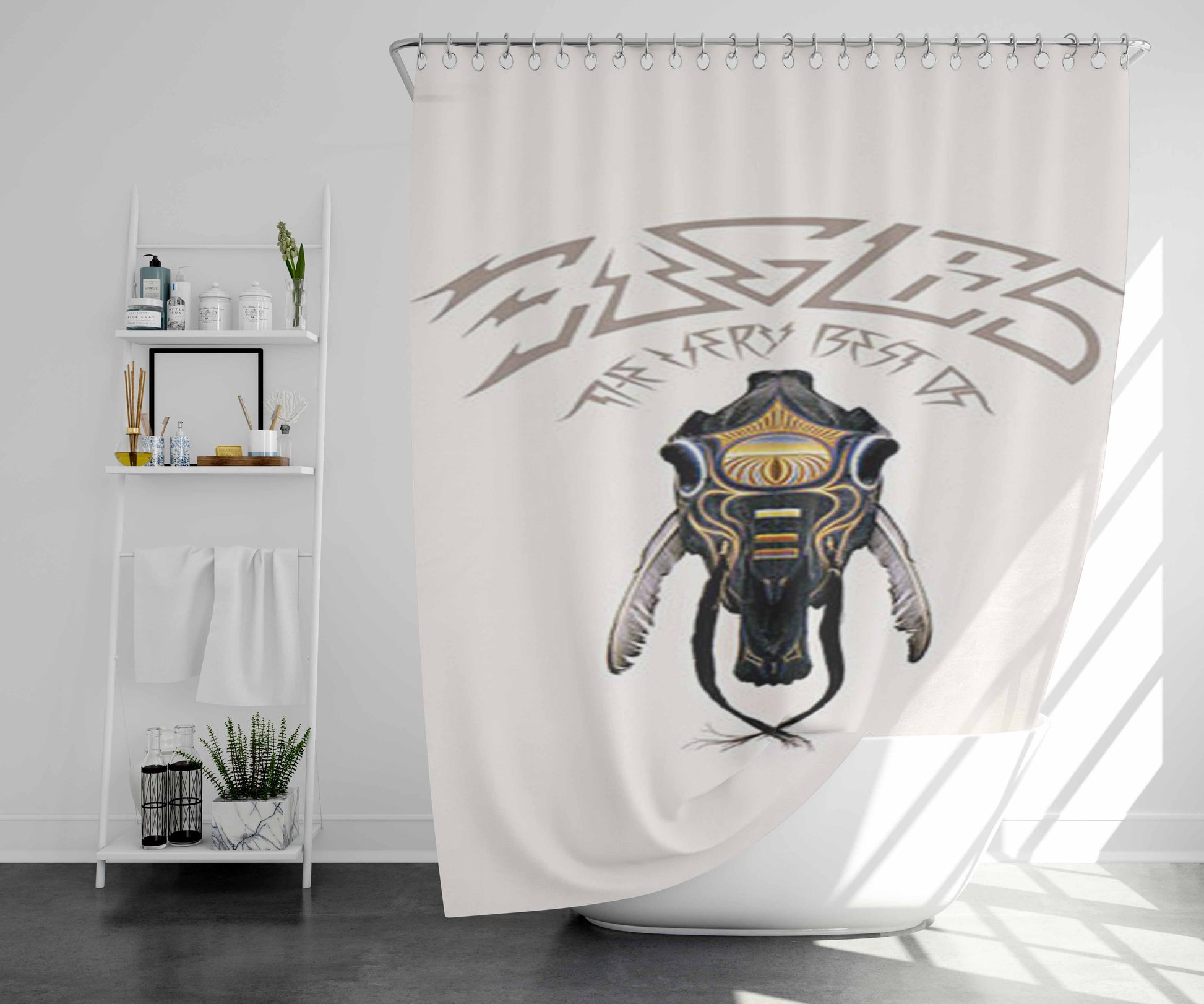 The Dude Bathroom Shower Curtain Fabric Waterproof | 66 X 72 Inch